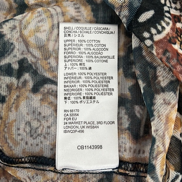 FREE People The Wanderers Embroidered Lace-Up Yoke Empire Waist Dress/Tunic Top - Picture 7 of 7